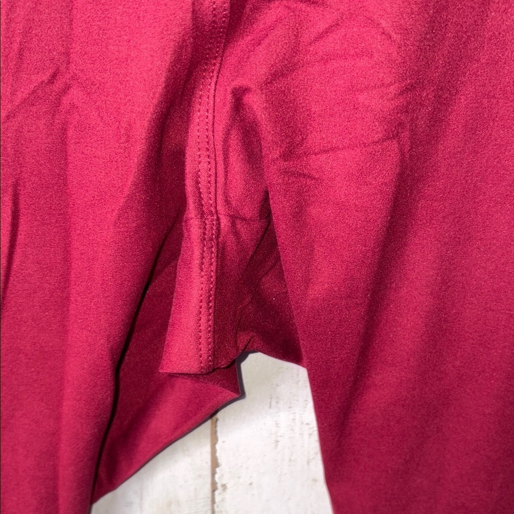 Leggings Depot Burgundy Leggings Size 1X - Picture 11 of 12